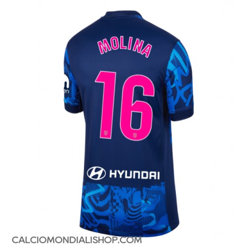 Maglie da calcio Atletico Madrid Nahuel Molina #16 Terza Maglia Femminile 2024-25 Manica Corta